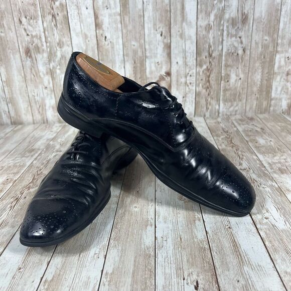 Prada wingtip lace‎ up Oxford Mens 9 - Picture 6 of 9